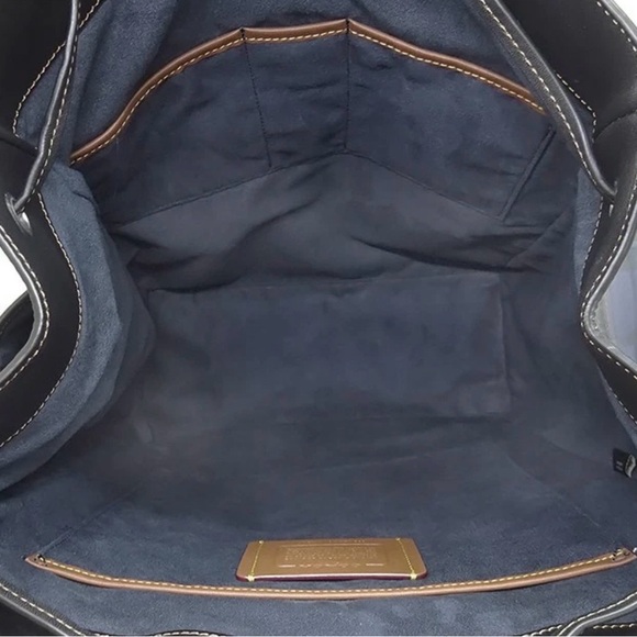 Authentic Coach leather plaid embossed backpack. New, never used. - Picture 11 of 13